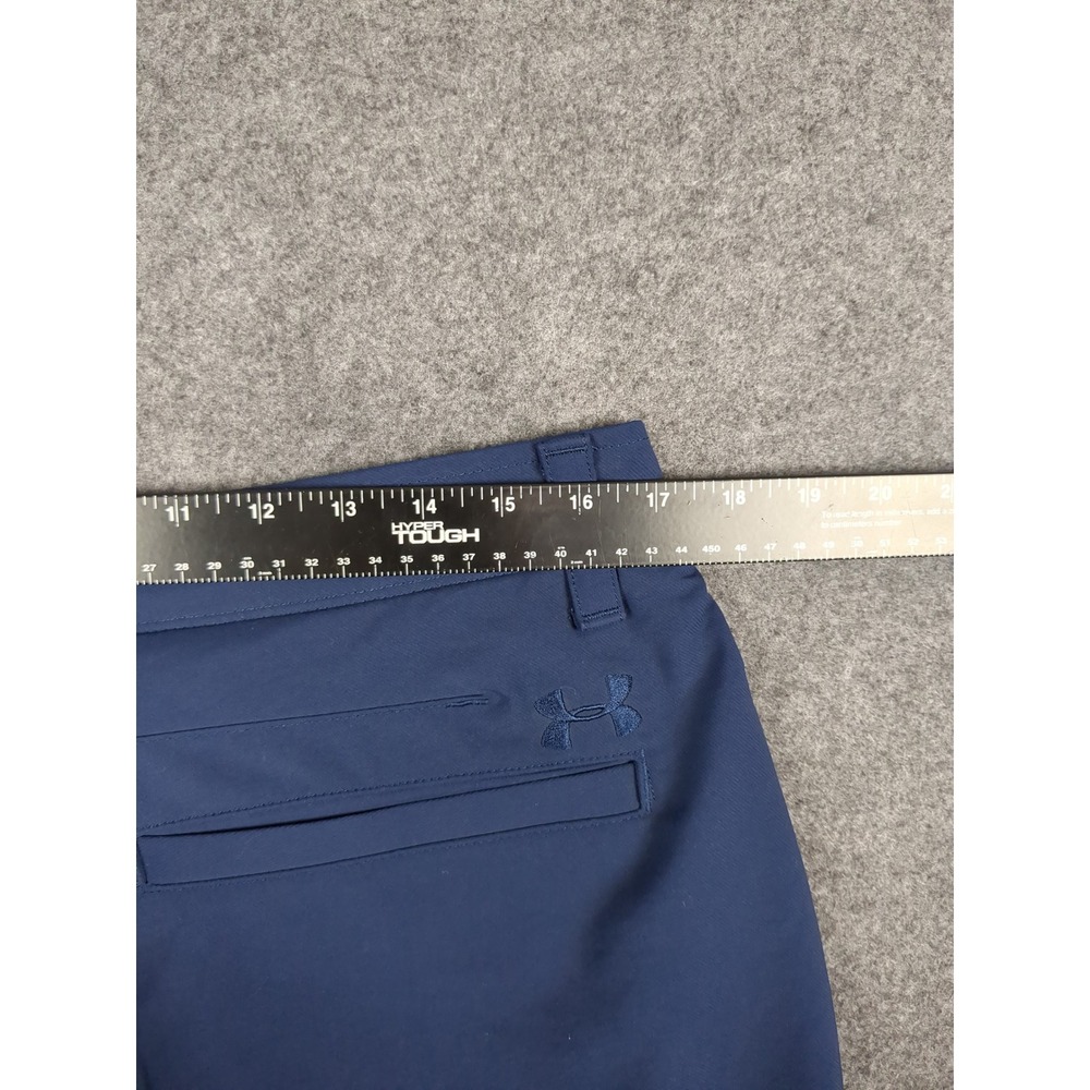 Under Armour Mens Pants 36/32 Blue Golf Performance Loose Fit Casual - Picture 9 of 11
